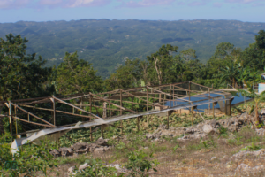 Damaged Farm house in Manchester, Jamaica caused by Hurricane Beryl